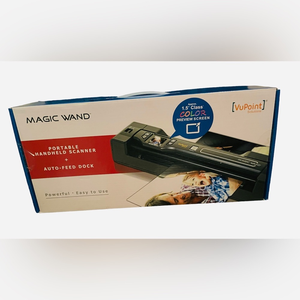 VuPoint Magic Wand Portable Handheld Scanner + Auto-Feed Dock